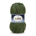 Włóczka Nako Sport Wool 14431 / 100 g wojskowa zieleń 