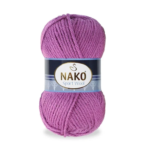 Włóczka Nako Sport Wool - 14432 cyklamen