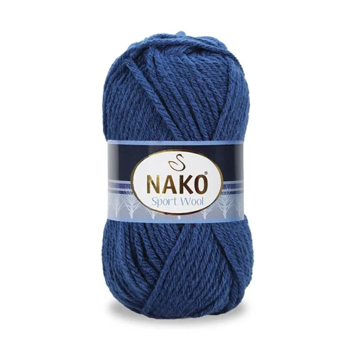 Włóczka Nako Sport Wool - 517 navy