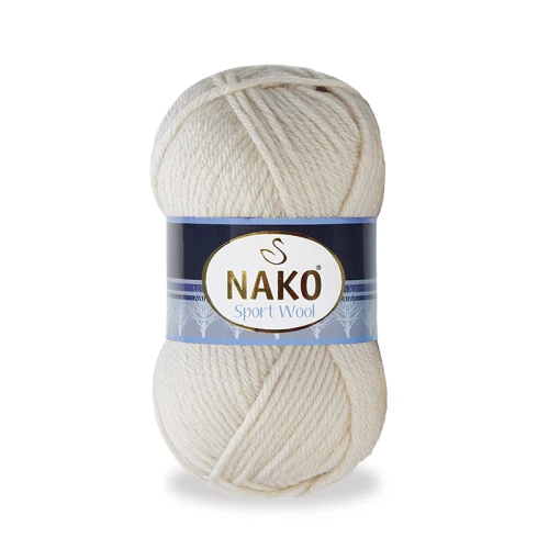 Włóczka Nako Sport Wool - 6383 jasny beż