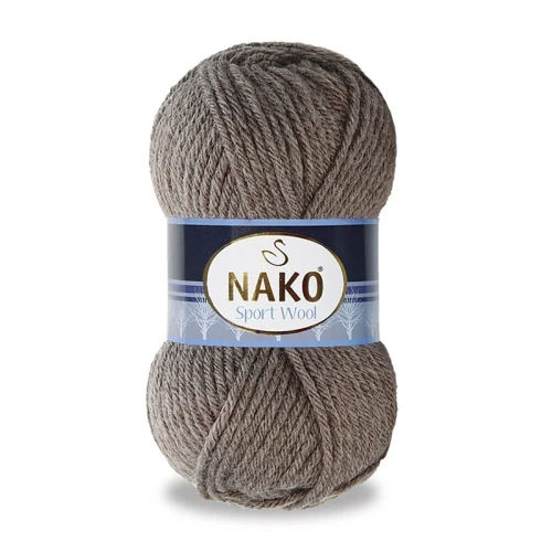 Włóczka Nako Sport Wool - 5667 jasny brąz