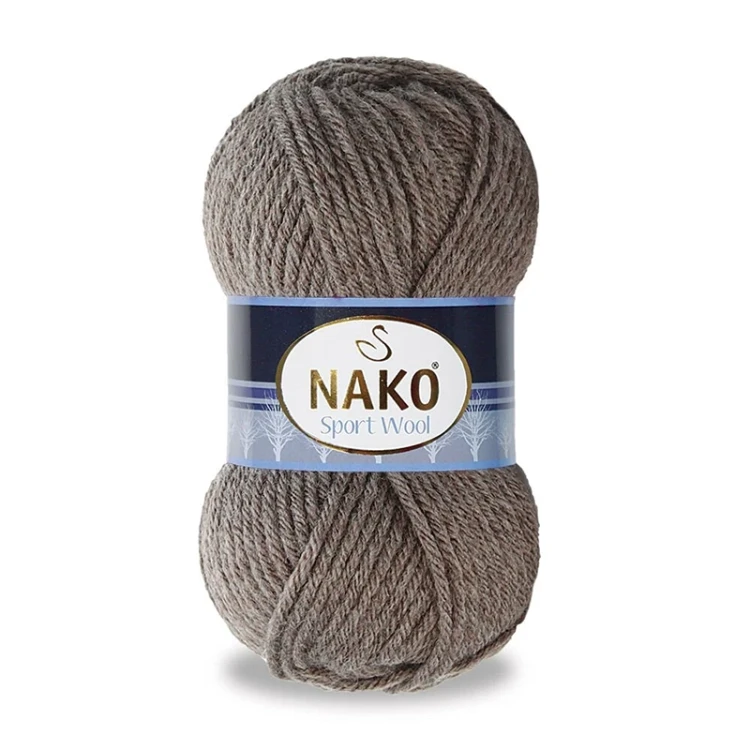 Włóczka Nako Sport Wool - 5667 jasny brąz