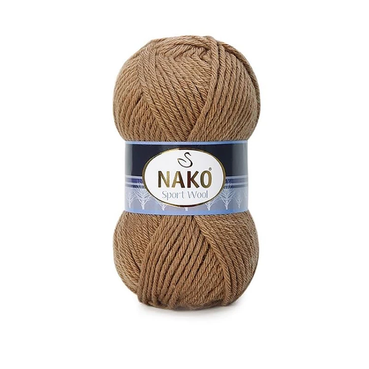 Włóczka Nako Sport Wool - 10126 karmel