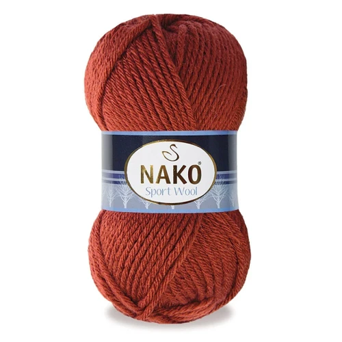 Włóczka Nako Sport Wool 4409 / terakota