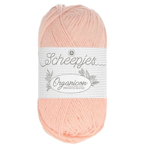 Włóczka Scheepjes Organicon 50 g - 208 brzoskwinia