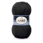Włóczka Nako Sport Wool 217 / 100 g czerń