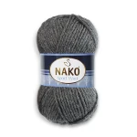 Włóczka Nako Sport Wool 193 / 100 g szary