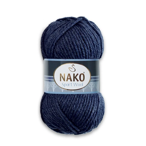 Włóczka Nako Sport Wool - 3088 granat