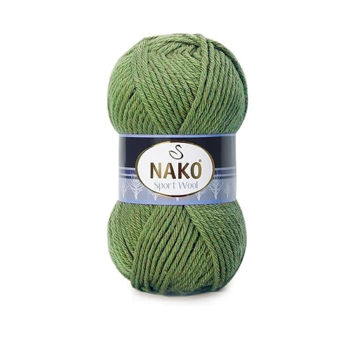 Włóczka Nako Sport Wool - 10307 jasny zielony