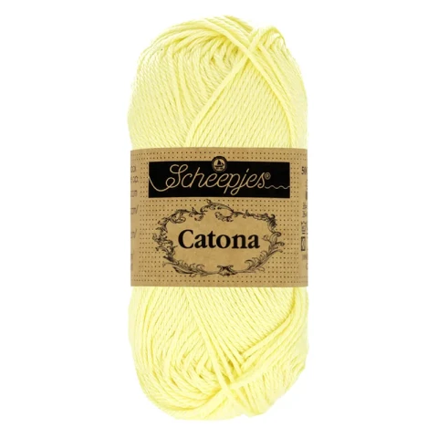 Włóczka Scheepjes Catona 100 / 25 g - cytrynowy szyfon