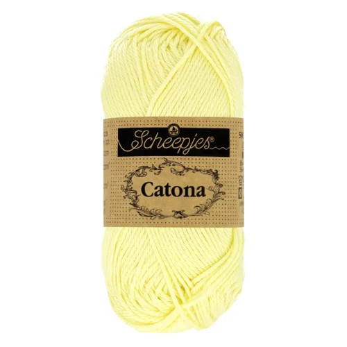 Włóczka Scheepjes Catona 100 / 25 g - cytrynowy szyfon