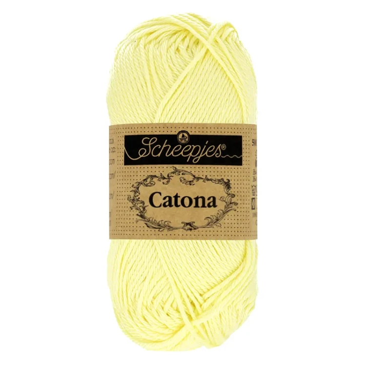 Włóczka Scheepjes Catona 100 / 25 g - cytrynowy szyfon