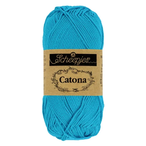 Włóczka Scheepjes Catona 146 / 25 g - intensywny niebieski
