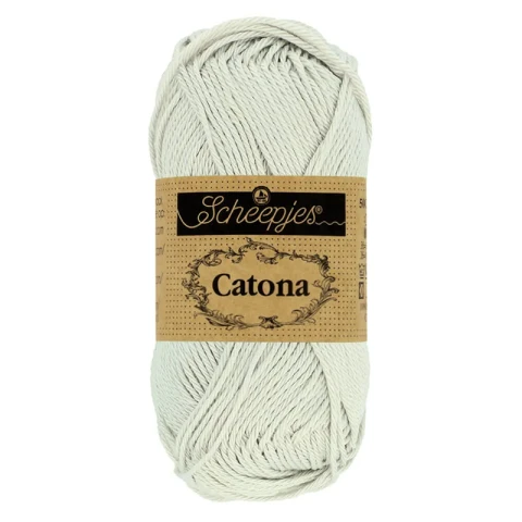 Włóczka Scheepjes Catona 172  / 25 g - jasny srebrny