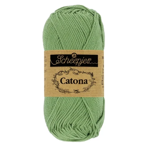 Włóczka Scheepjes Catona 212 / 25 g - zgaszona zieleń
