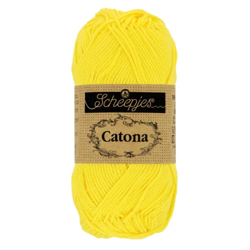 Włóczka Scheepjes Catona 280 / 25 g - cytryna