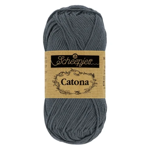 Włóczka Scheepjes Catona 393 / 25 g - antracyt