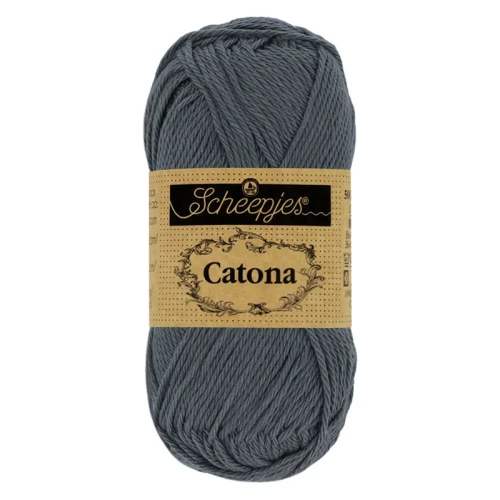 Włóczka Scheepjes Catona 393 / 25 g - antracyt