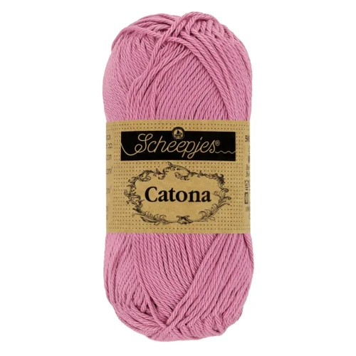 Włóczka Scheepjes Catona 398 / 25 g - kolonialna róża
