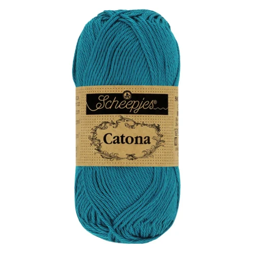 Włóczka Scheepjes Catona 400 / 25 g - petrol