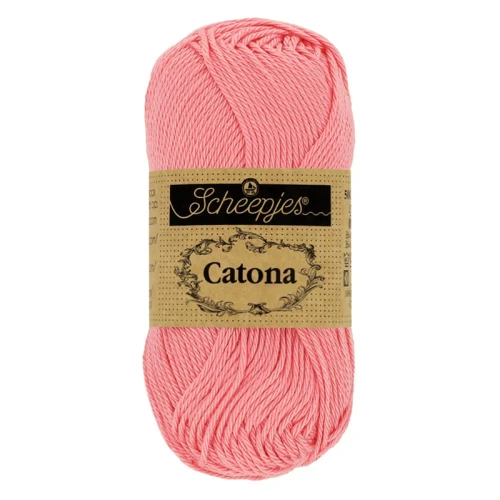 Włóczka Scheepjes Catona 409 / 25 g - delikatna róża