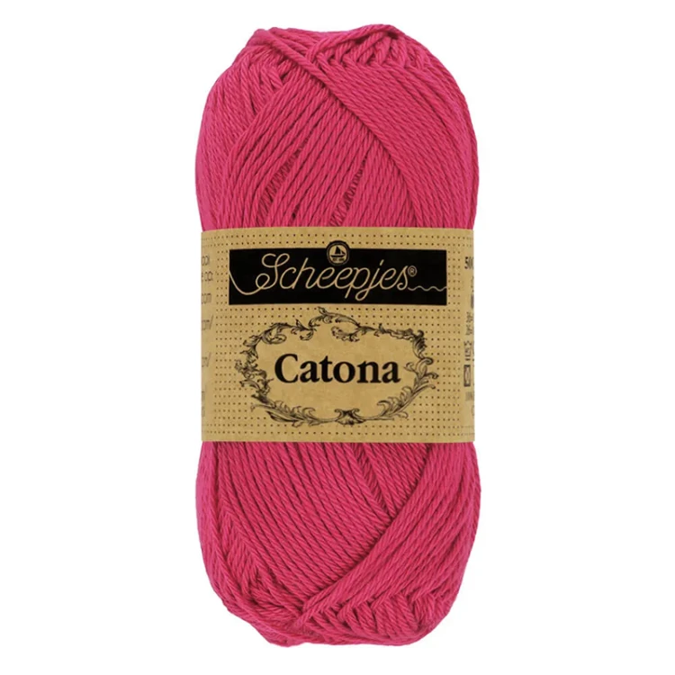 Włóczka Scheepjes Catona 413 / 25 g - wiśnia