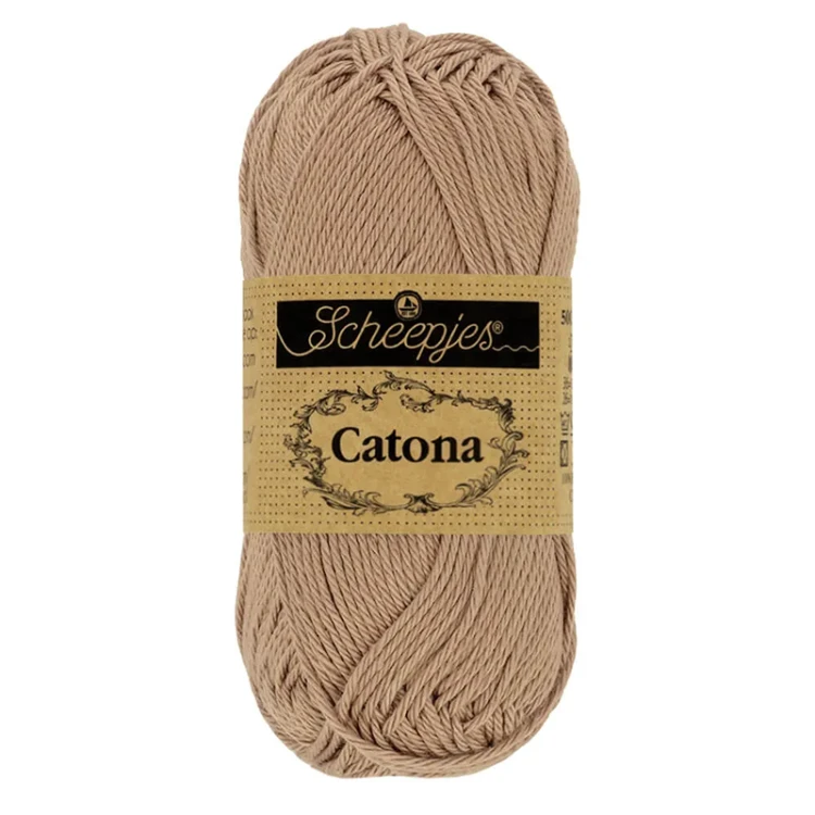 Włóczka Scheepjes Catona 506 / 25 g - ciemny karmel