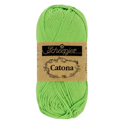 Włóczka Scheepjes Catona 513 / 25 g - wiosenna zieleń