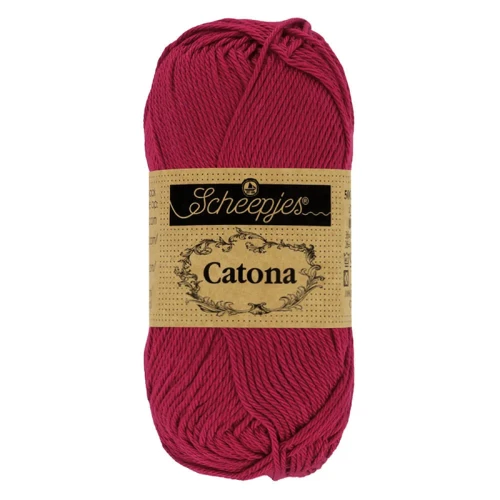 Włóczka Scheepjes Catona 517 / 25 g - rubin