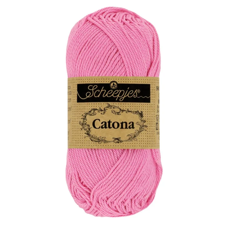 Włóczka Scheepjes Catona 519 / 25 g - różowa frezja