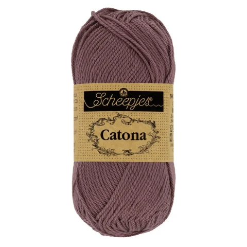 Włóczka Scheepjes Catona 526 / 25 g- wrzos