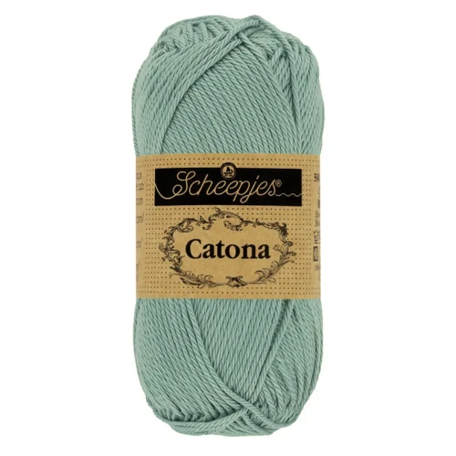 Włóczka Scheepjes Catona 528 / 25 g - srebrnoniebieski