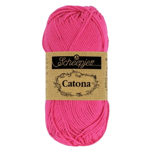 Włóczka Scheepjes Catona 114 / 25 g - szokujący róż