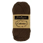 Włóczka Scheepjes Catona 162 / 25 g - czarna kawa