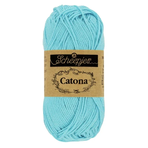 Włóczka Scheepjes Catona 397 / 25 g - cyjan