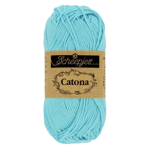 Włóczka Scheepjes Catona 397 / 25 g - cyjan