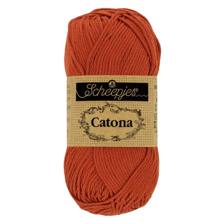 Włóczka Scheepjes Catona 388 / 25 g - rdza