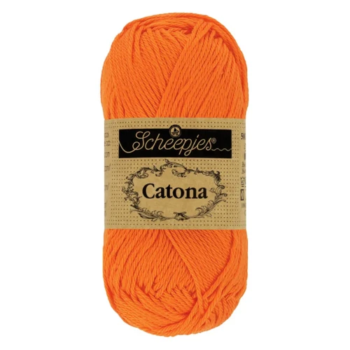 Włóczka Scheepjes Catona 281 / 25 g - mandarynka