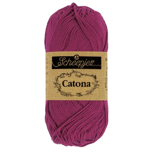 Włóczka Scheepjes Catona 128 / 10 g - purpura tyryjska