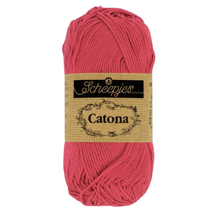 Włóczka Scheepjes Catona 258 / 10 g - drzewo różane
