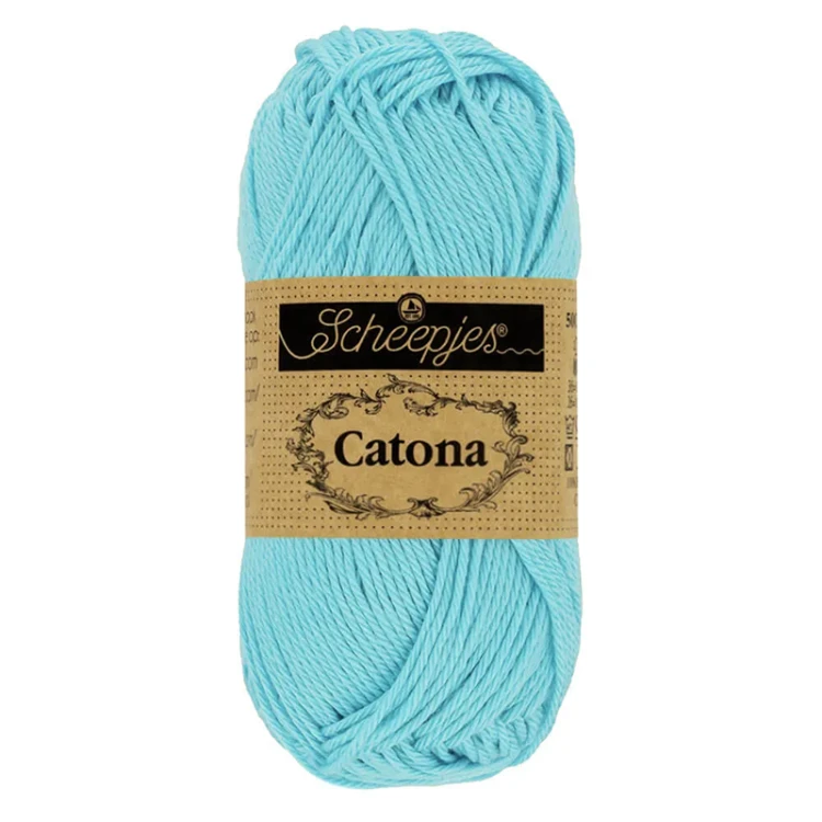 Włóczka Scheepjes Catona 397 / 10 g - cyjan