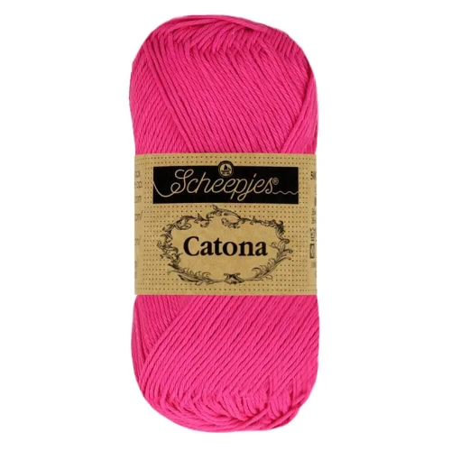Włóczka Scheepjes Catona 604 / 10 g - intensywny róż