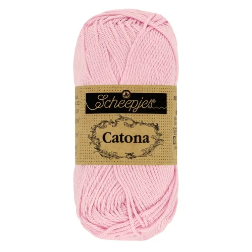 Włóczka Scheepjes Catona 246 / 50 g - chłodny róż