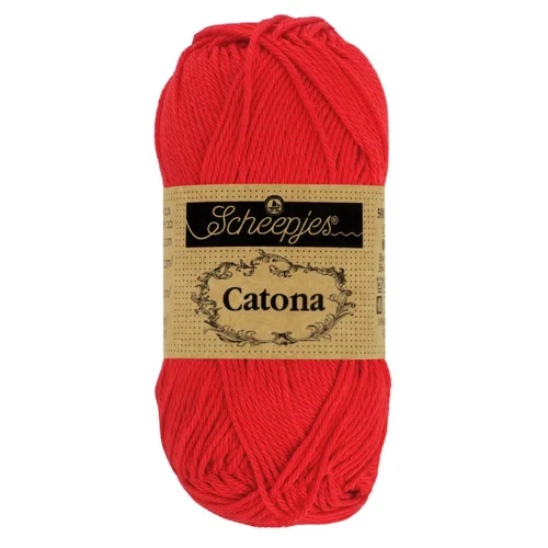 Włóczka Scheepjes Catona 115 / 50 g - gorąca czerwień