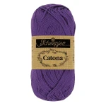 Włóczka Scheepjes Catona 521 / 50 g - głęboki fiolet
