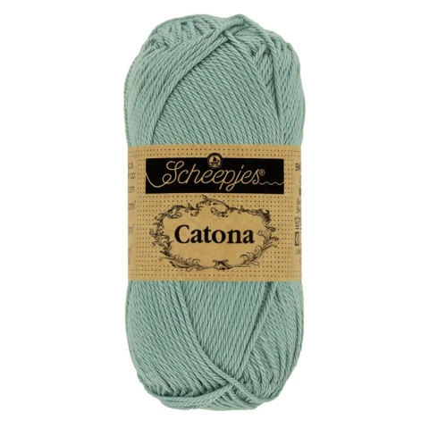 Włóczka Scheepjes Catona 528 / 50 g - srebrnoniebieski