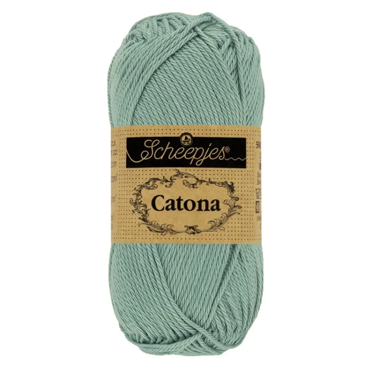 Włóczka Scheepjes Catona 528 / 50 g - srebrnoniebieski