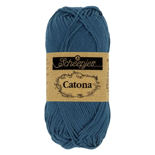 Włóczka Scheepjes Catona 164 / 50 g - jasny granat