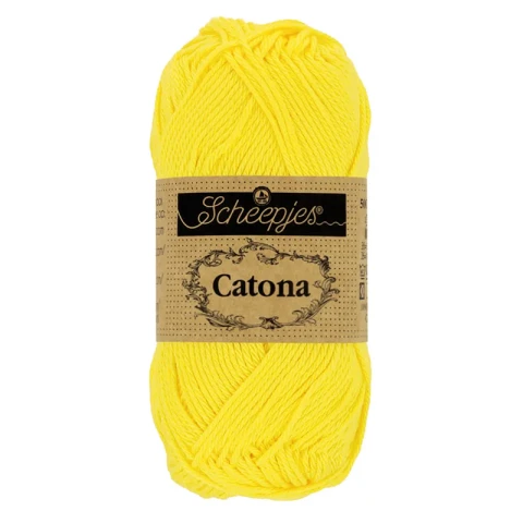 Włóczka Scheepjes Catona 280 / 50 g - cytryna