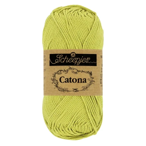 Włóczka Scheepjes Catona 512 / 50 g - limetka
